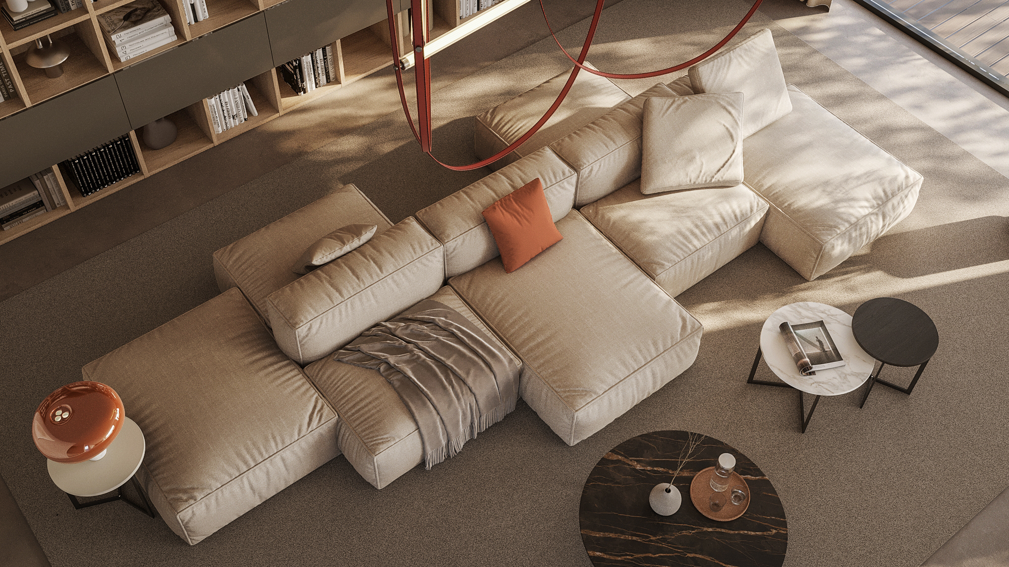 santander sofa design made in Italy upholstery