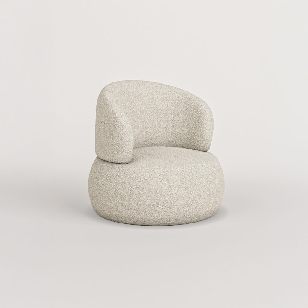 lady cocoon armchair made in Italy Massimiliano Strati